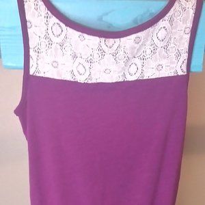 Girls Dress - Purple - Tank Top Style - Pockets